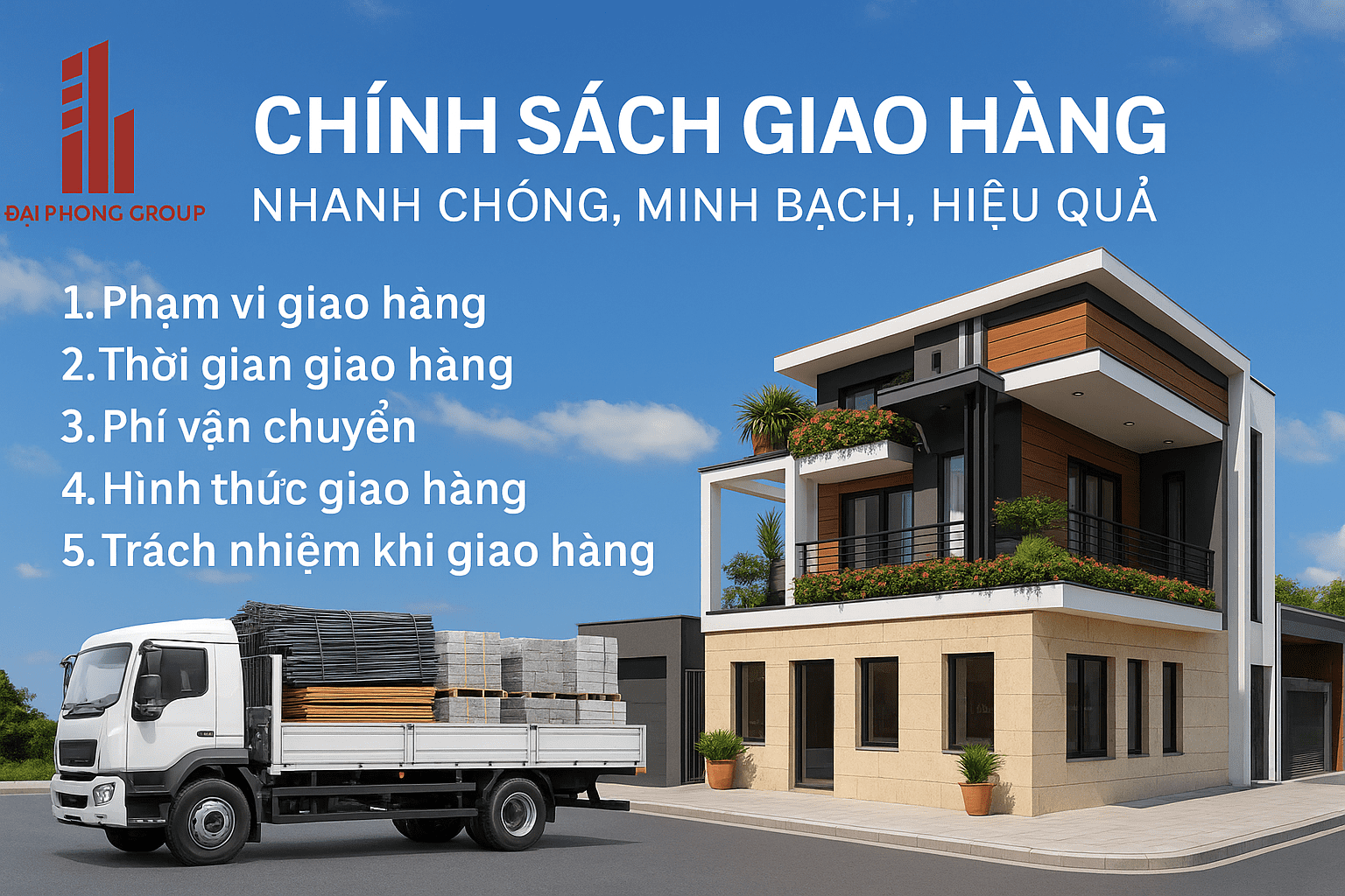 Chính Sách Giao hàng