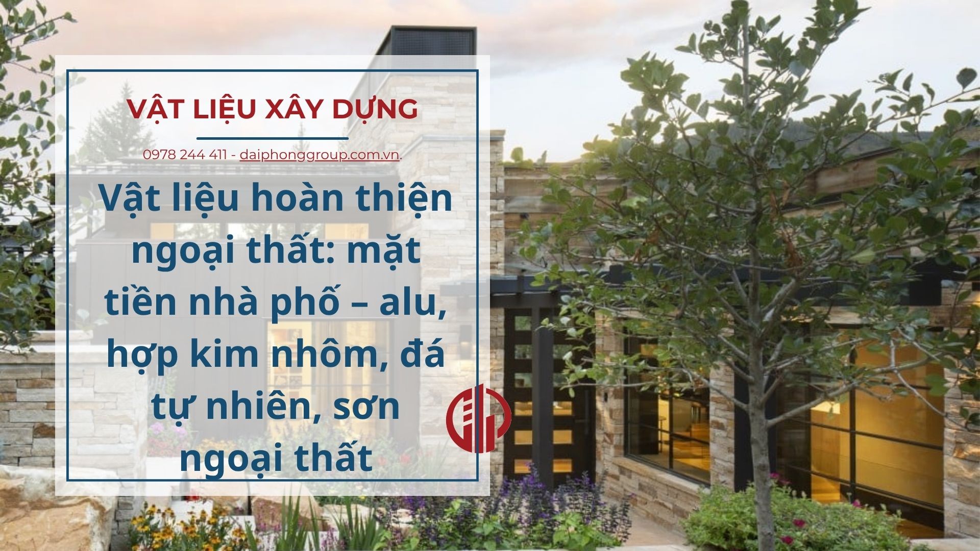 Vật liệu hoàn thiện ngoại thất