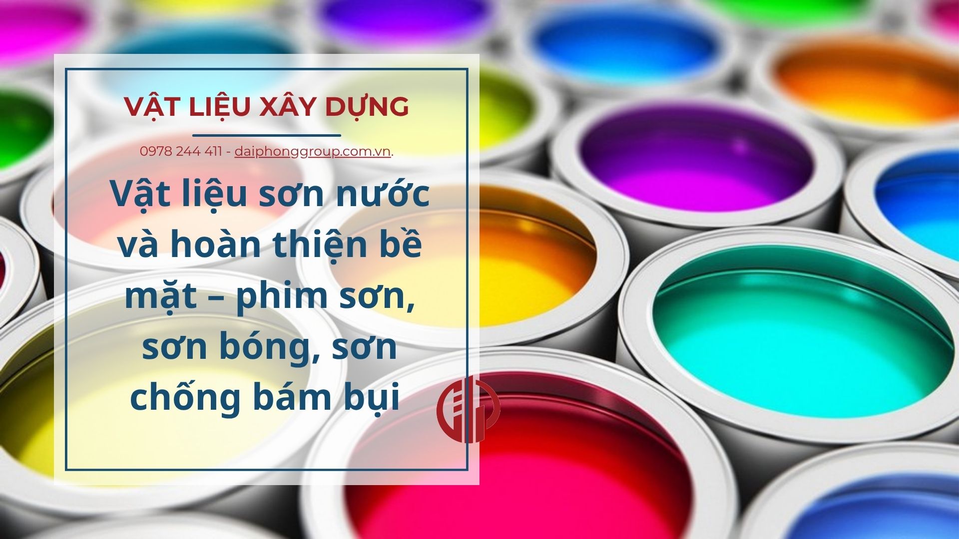VẬT LIỆU SƠN NƯỚC VÀ HOÀN THIỆN BỀ MẶT