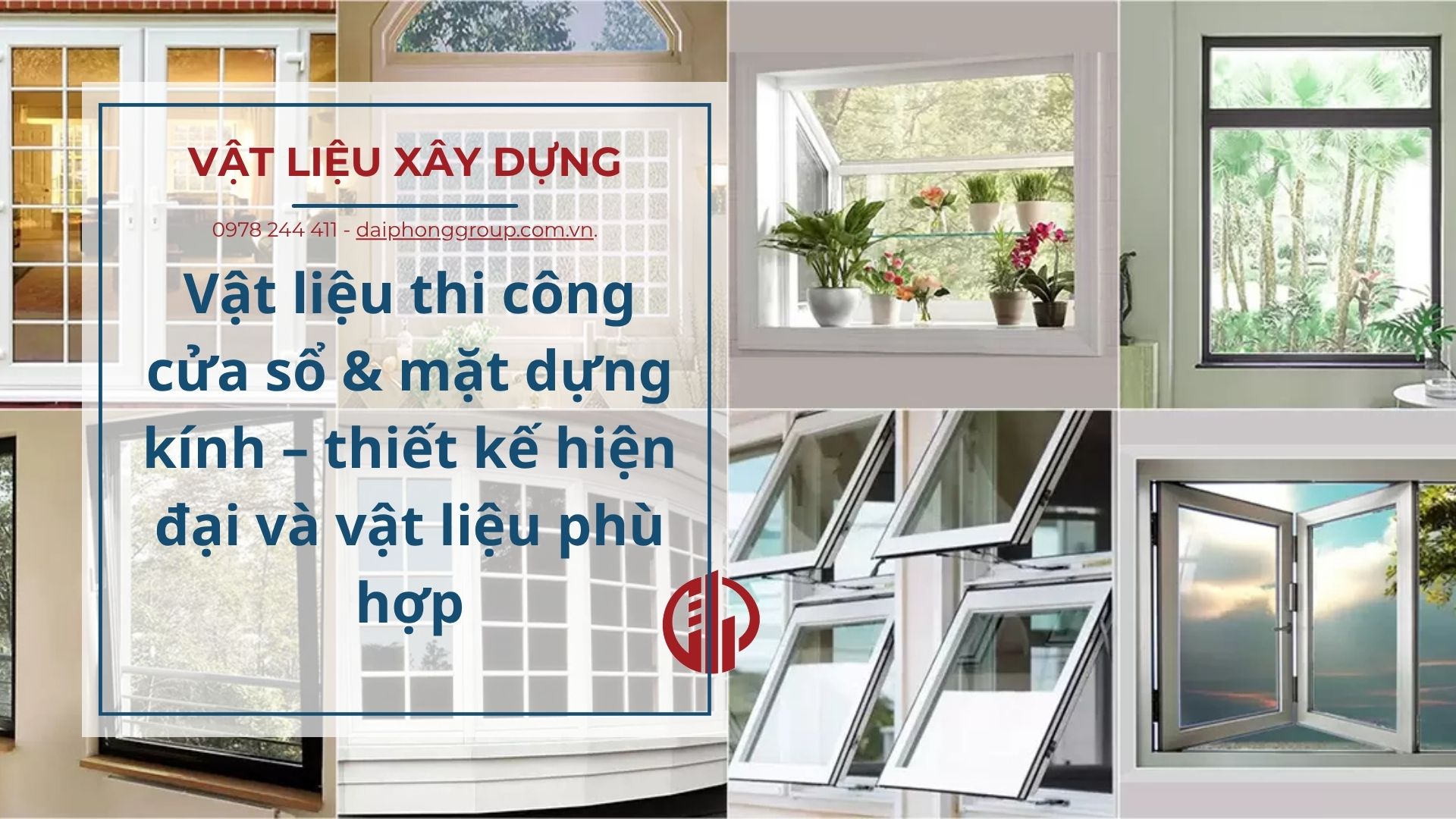 Vật liệu thi công cửa sổ & mặt dựng kính