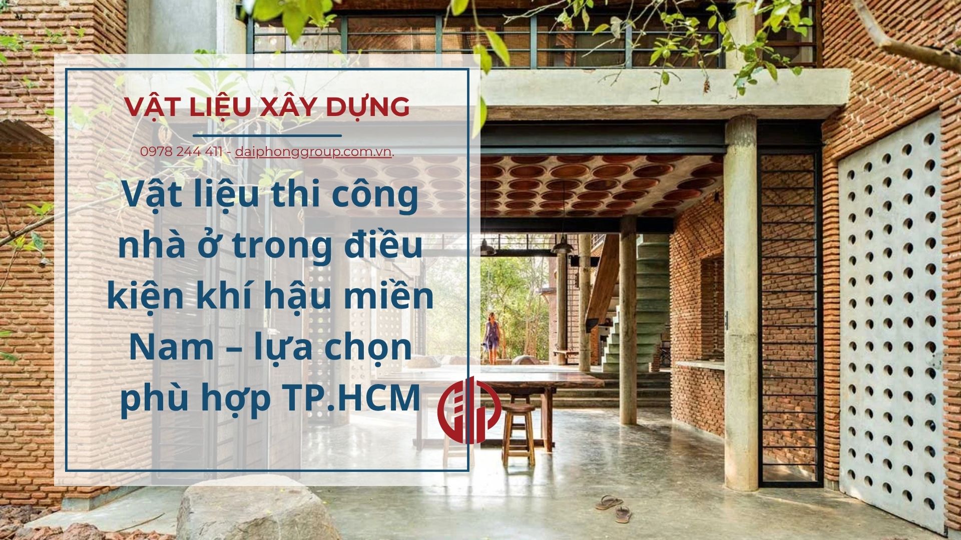 Vật liệu chịu nắng mưa nhà phố