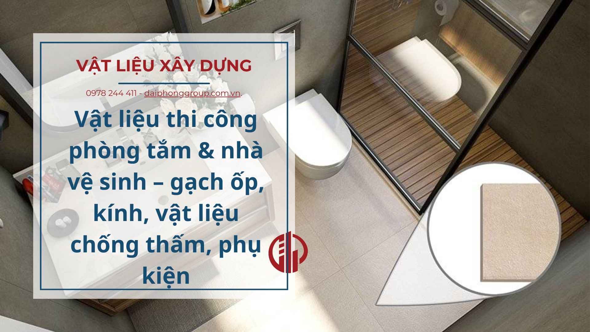 Vật liệu thi công phòng tắm & nhà vệ sinh